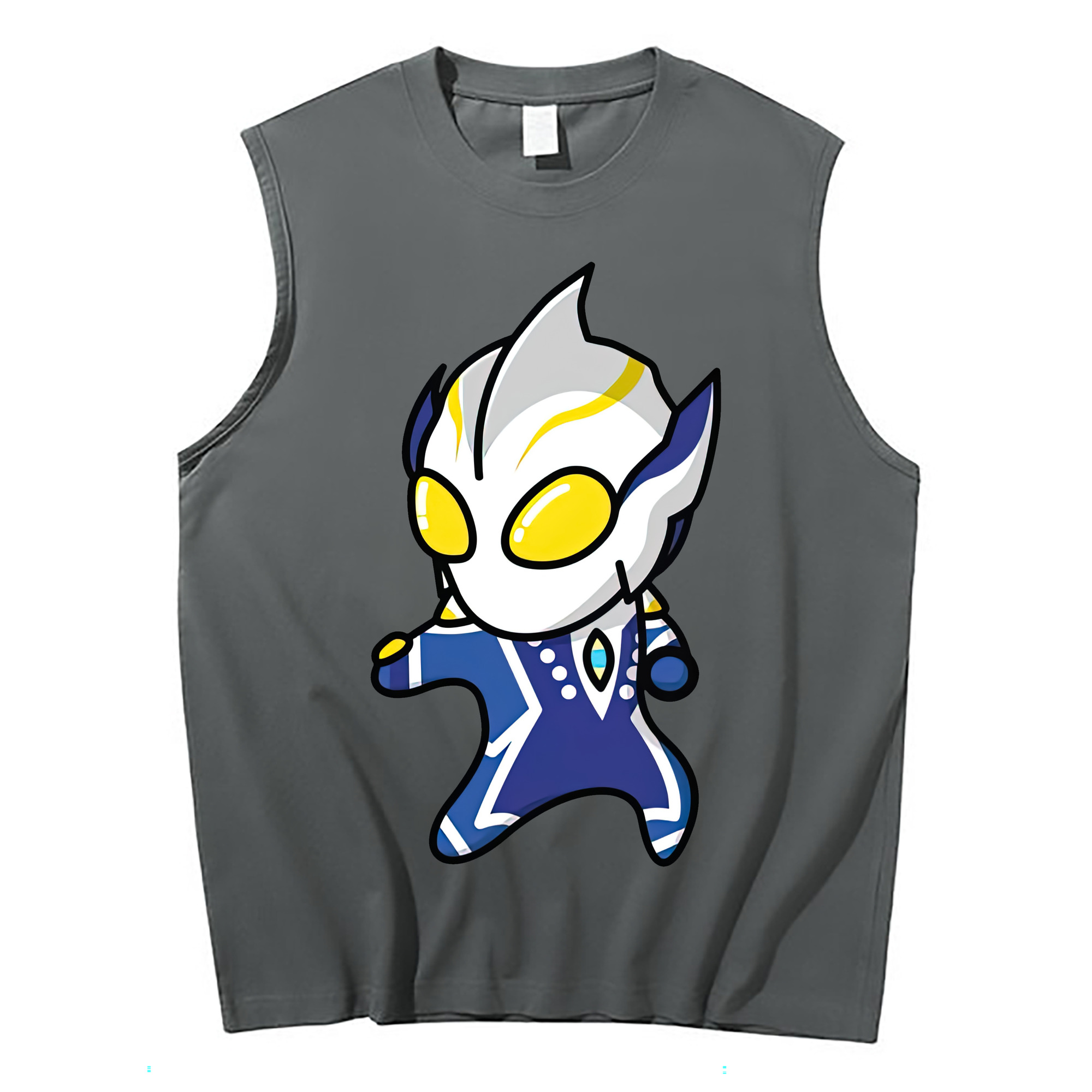 （画像用） ウルトラマン Ultraman コットン100％タンクトップ（フロントプリント）